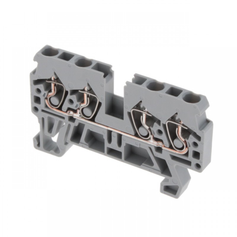 Cage Clamp 4 Conductor Through Terminal Block 2.5mm